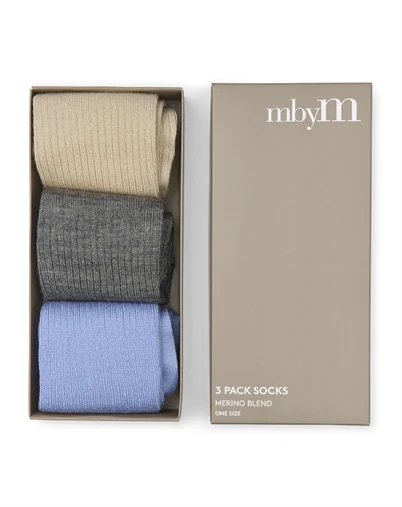 Mbym - Vione-M 3-Pack Strømper - Colour Mix
